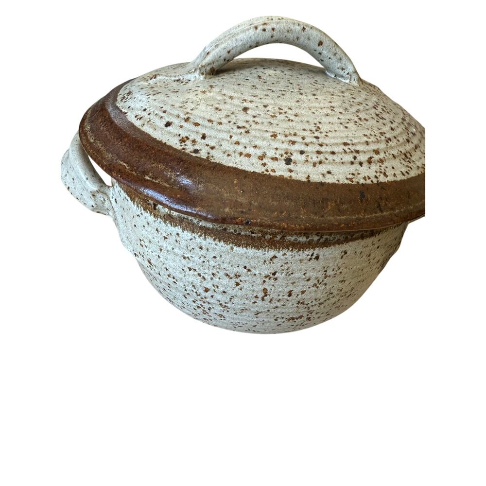 Vintage Ironstone Pottery Gourmet Steamer Stoneware Casserole Cookware Complete
